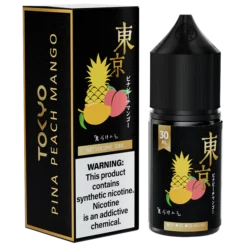 TOKYO BLACK NIC SALTS - PINA PEACH MANGO 30ML
