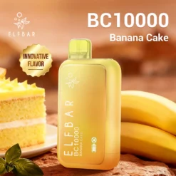 ELF BAR BC 10000 Puffs- BANANA CAKE – 2% Nic – Type C Rechargeable