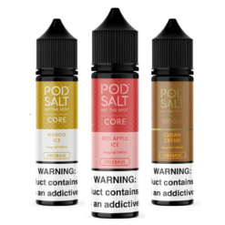 POD SALT FREEBASE E-JUICES - 3 BOTTLES COMBO OFFER - 60ML (3MG/6MG)
