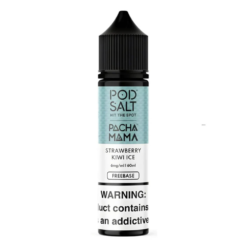 Pod Salt Freebase E-Juice - Strawberry Kiwi Ice - 60ml