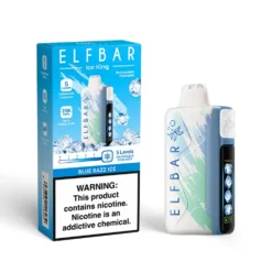 ELF BAR ICE KING 25K PUFFS (Korean Series) - BLUE RAZZ ICE – 5% Nic – Type C Rechargeable