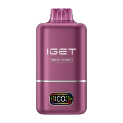 IGET MOVE B50000 DISPOSABLE VAPES - DOUBLE APPLE+JUICY PEACH - 5% TYPE C RECHARGEABLE