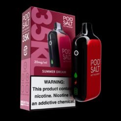 POD SALT HIT THE SPOT 35K PUFFS DISPOSABLE VAPES - SUMMER DREAM - 2% TYPE C RECHARGEABLE