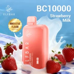 ELF BAR BC 10000 Puffs - STRAWBERRY MILK – 2% Nic – Type C Rechargeable